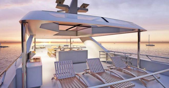 Hargrave发布新款36九游官网米120系列游艇设计(图5)