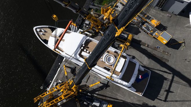 荷兰Moonen第七艘122 Martinique游艇正式下水(图3)