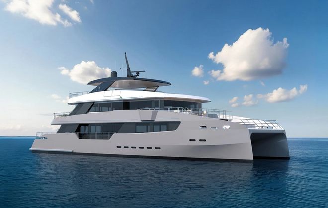 香港CL Yachts进军双体游艇市场 35米CLC115设计亮相(图1)