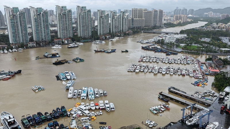 台风“剑鱼”已过境 三亚灾后恢复生产(图2)
