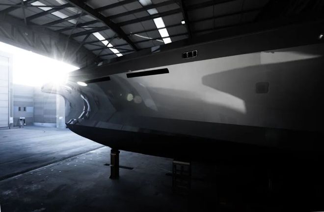 “航母式”船艏！土耳其Alia Yachts最新50米全定制超艇下水（视频）(图2)