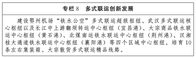 《湖北省现代综合交通运输体系发展“十五五”规划》印发(图8) 《湖北省现代综合交通运输体系发展“十五五”规划》印发(图8)